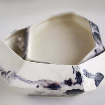 Medium Stone Serving Bowl - Lauren HB Studio Pottery