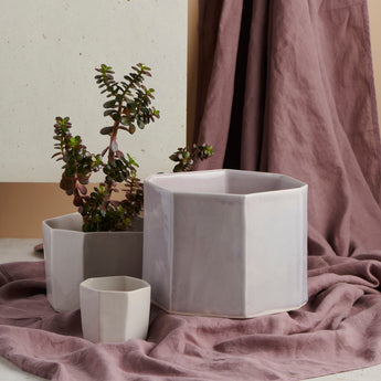 Large Wisteria Geo Planter