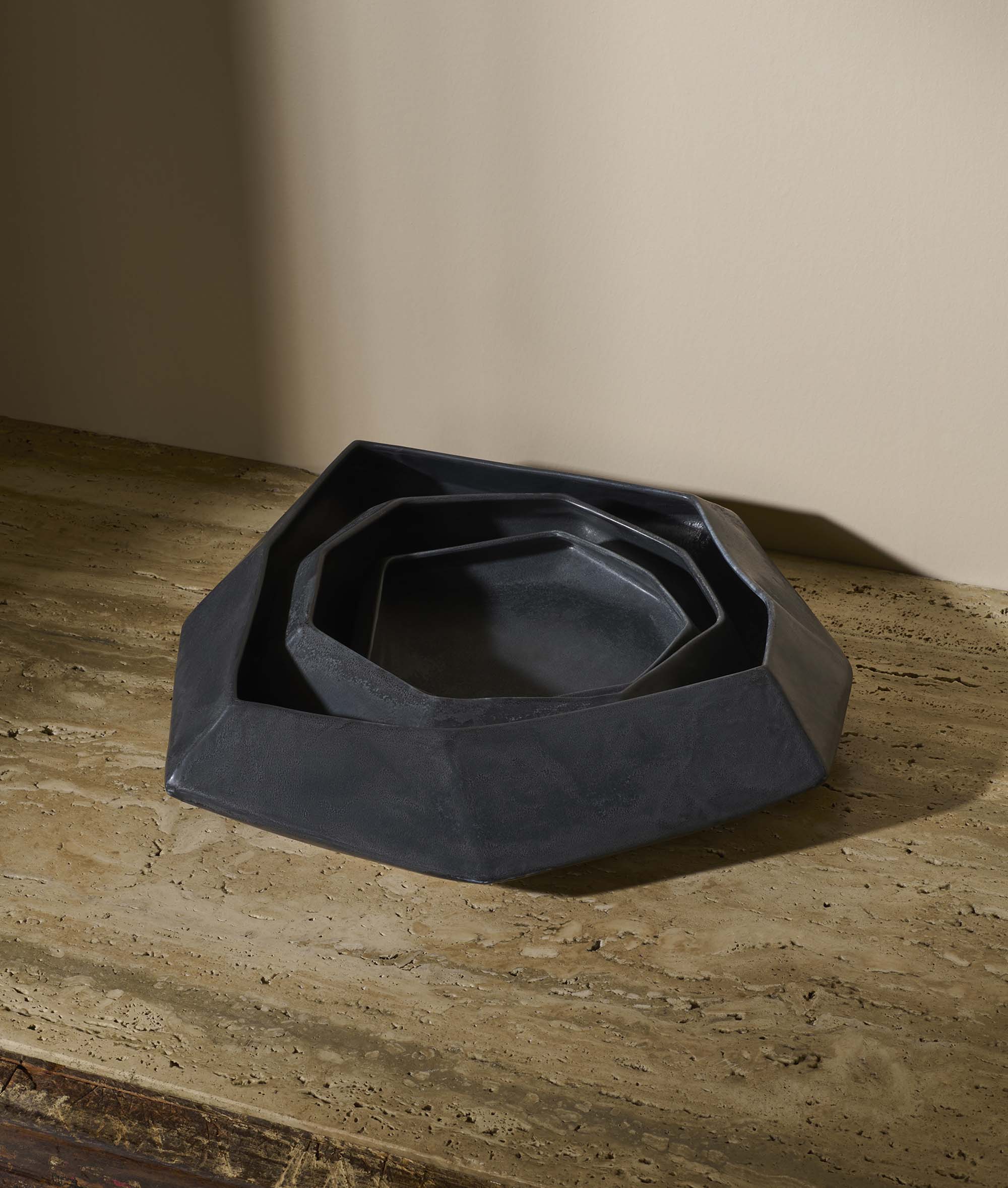Nested Stone Bowl Set