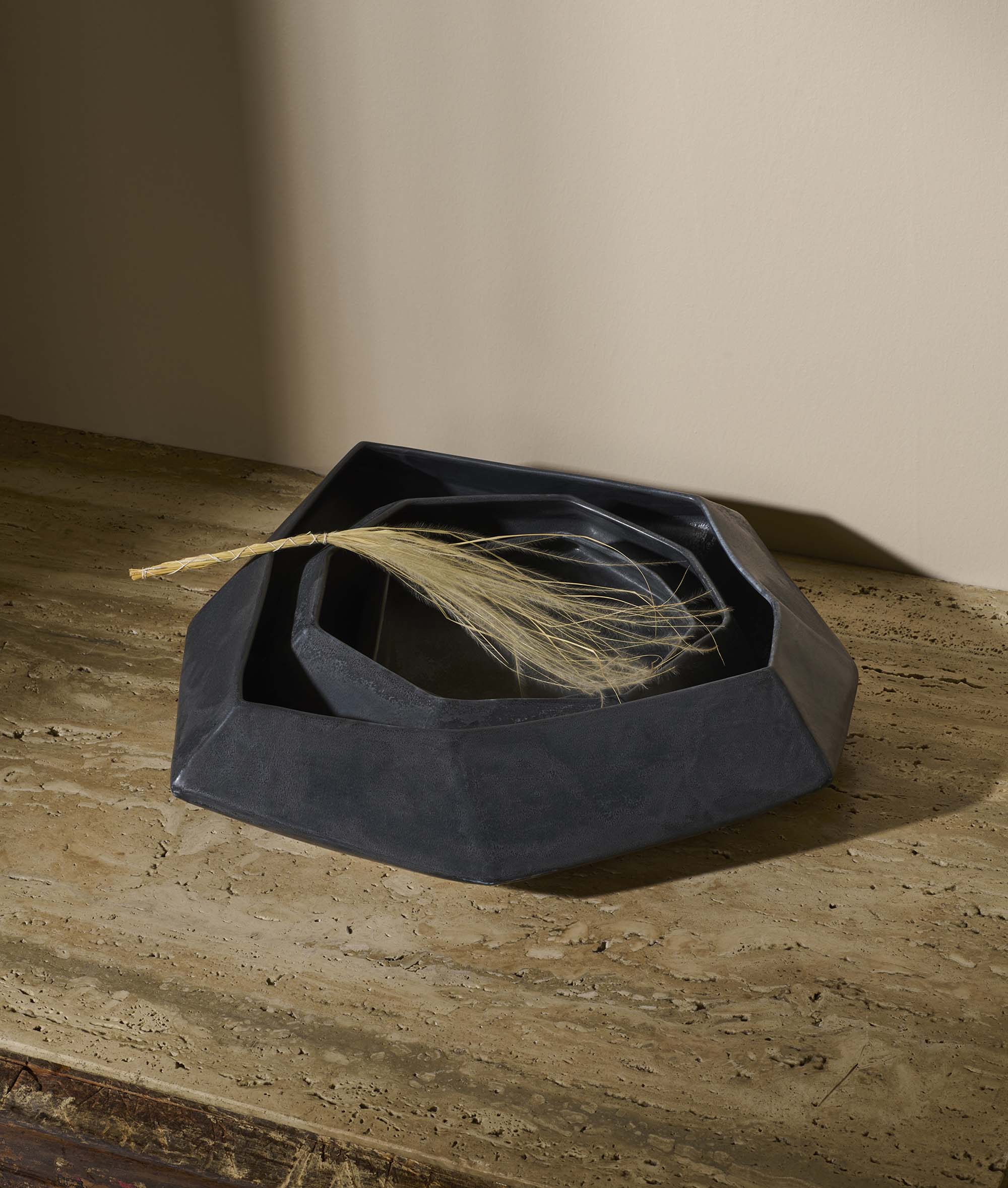 Nested Stone Bowl Set