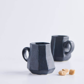 Jet Black Formation Mug - Lauren HB Studio Pottery