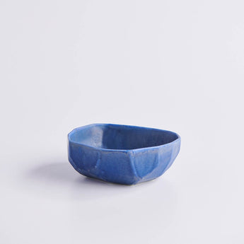 Large Azul Bevel Bowl - Lauren HB Studio Pottery