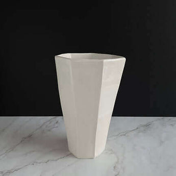 Large Geo Vase - Lauren HB Studio Pottery