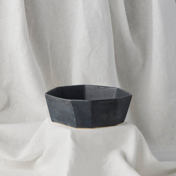 Large Jet Black Formation Bowl - Lauren HB Studio Pottery