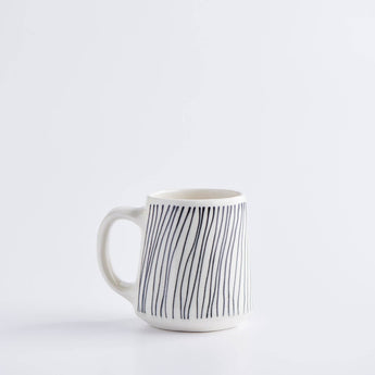 Large Stria Line Mug - Lauren HB Studio Pottery