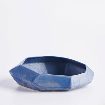 Medium Azul Stone Serving Bowl - Lauren HB Studio Pottery