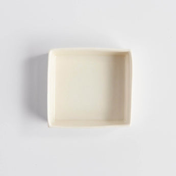 Medium Frost White Square Tray - Lauren HB Studio Pottery