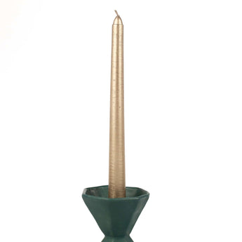 Medium Geo Candlestick Holder Set of 2 - Lauren HB Studio Pottery