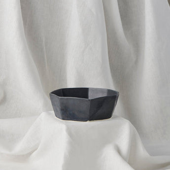 Medium Jet Black Formation Bowl - Lauren HB Studio Pottery