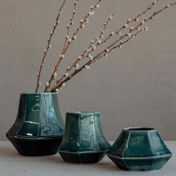 Medium Lantern Vase - Lauren HB Studio Pottery