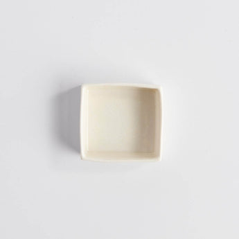 Small Frost White Square Tray - Lauren HB Studio Pottery