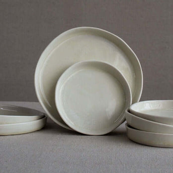 Trega Dinner Plate Set of 8 - Lauren HB Studio Pottery